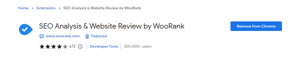 اکستنشن woorank