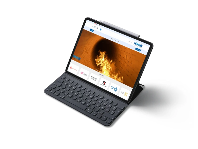 افزایش سرعت سایت گروه صنعتی هامون