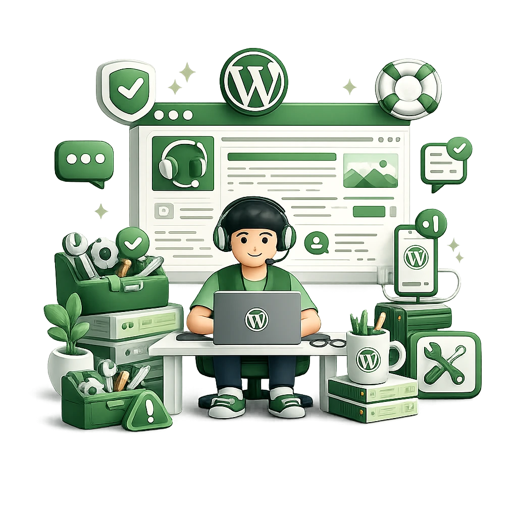 خدمات پشتیبانی وردپرس