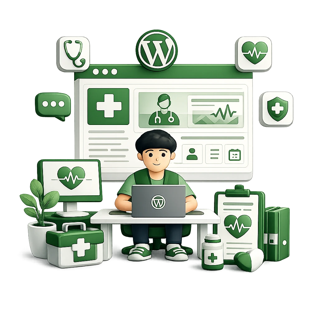 طراحی سایت پزشکی وردپرس